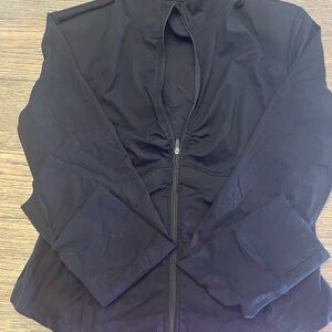 HALARA Women's Black Bomber Jacket XL NEW